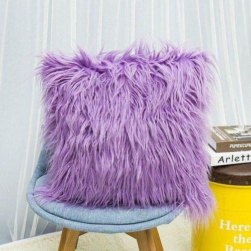 CLEARANCE OFFER Fashion Fluffy Throw Pillow Cases a pair