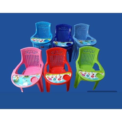 CLEARANCE OFFER Plastic Baby Chair For Feeding, Kids Study Table Chair With High Backrest