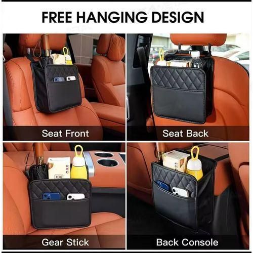 CLEARANCE OFFER Car Back Seat Organizer Documents Storage Bag, Phone Holder, Bottle Bag Car Accessories Convenience Storage Bag-Hanging and Portable