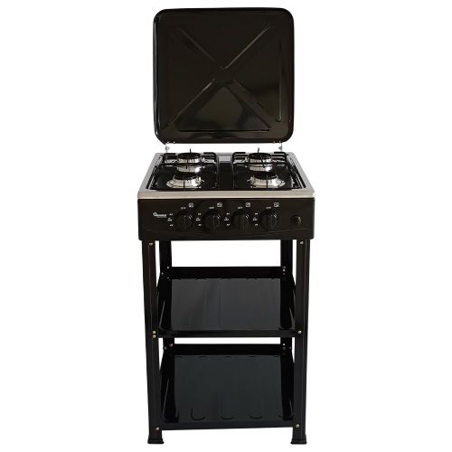 Ramtons RG/547-GAS COOKER 4 BURNER STAINLESS STEEL WITH STAND