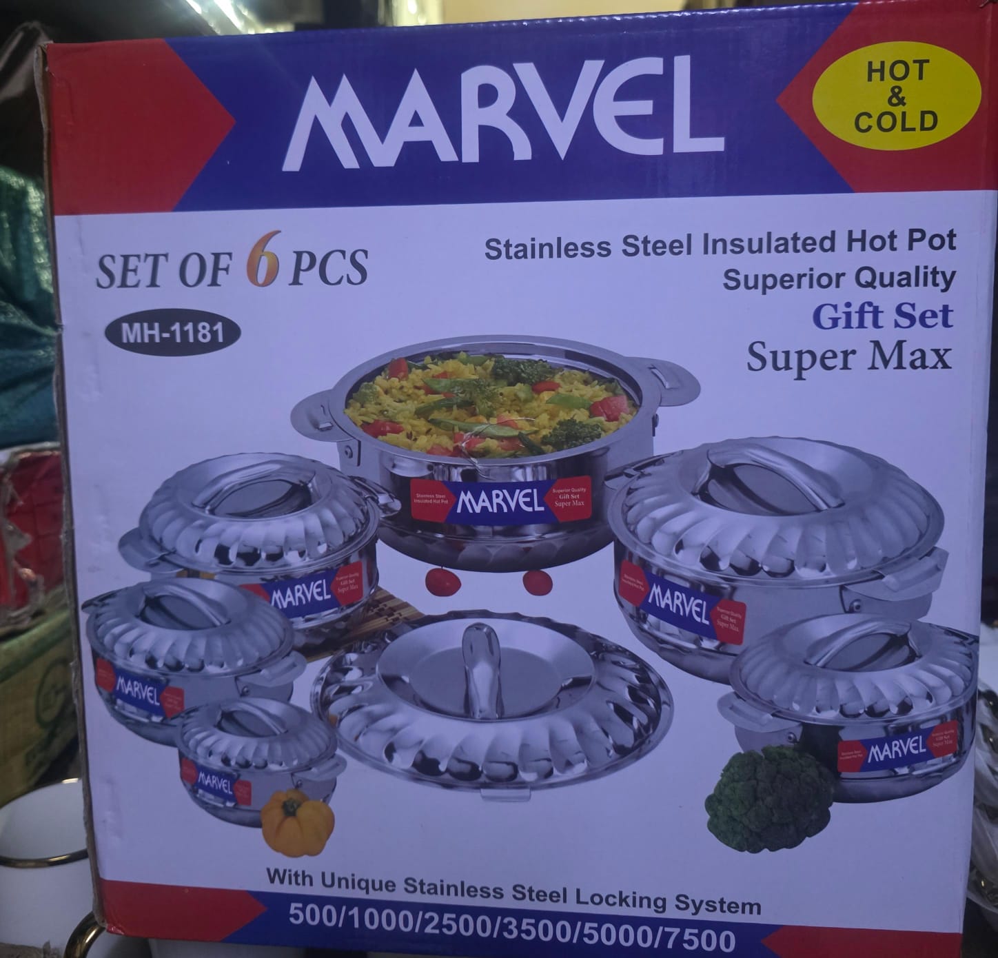 6-Piece Marvel Hotpot Set – Cook, Serve & Enjoy in Super Style!

Bring fun, flavor, and family together with this 6-piece Marvel Hotpot set. Perfect for soups, stews, or hotpot nights, it’s designed t