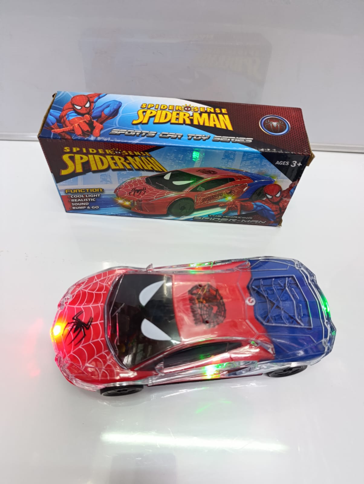 ✨ Playtime Upgrade! Battery-Operated Spider-Man Car — Realistic & Fun