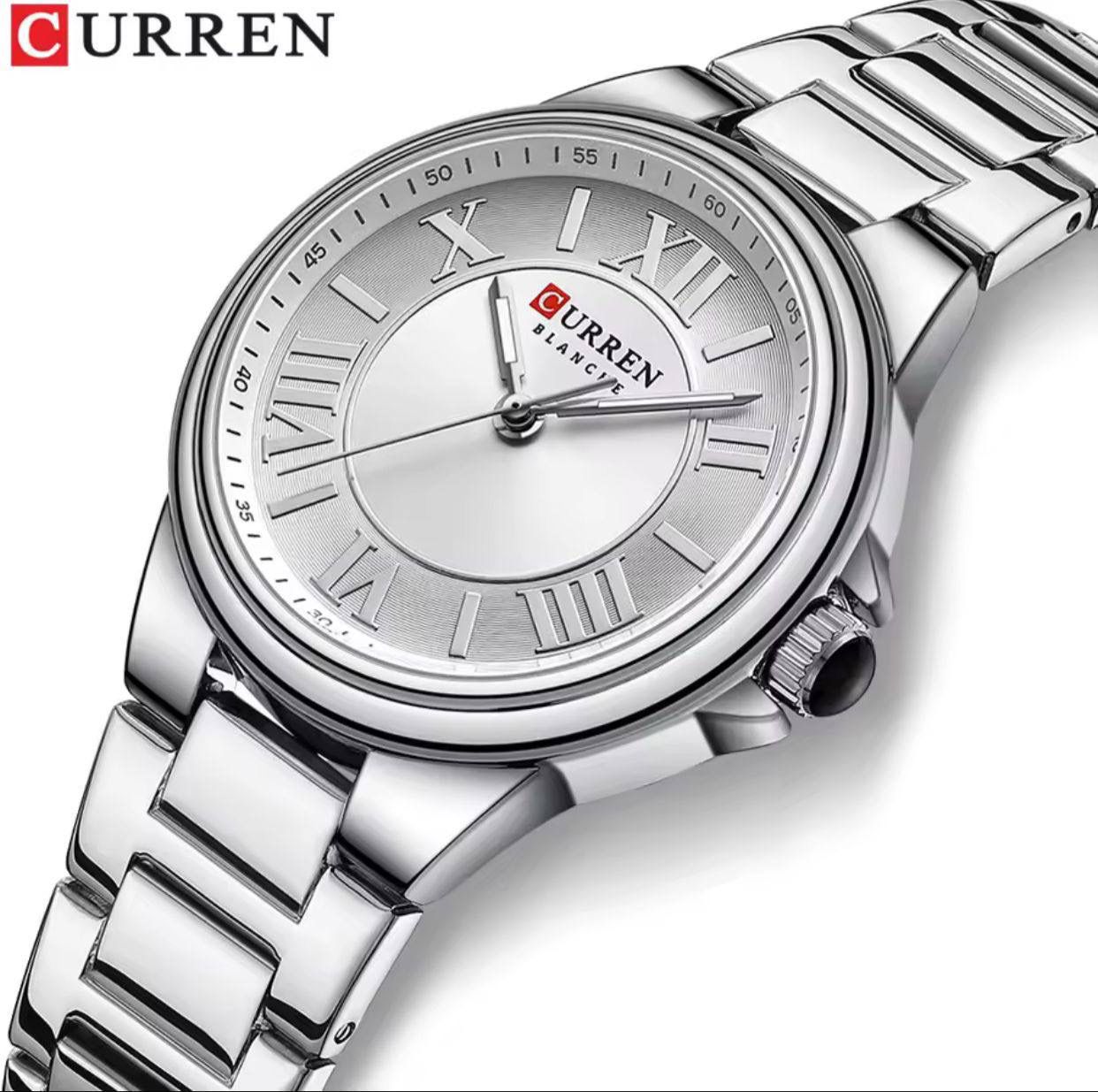 ✅✅NEW STOCK!!🕰️🏆CURREN LADIES WATCH  #9091 *KES 1,500*🏆🕰️☑️Battery powered ☑️Stainless steel☑️Water resistant☑️Luminous armsUpgrade your look with the CURREN #9091 Ladies Watch, designed for women