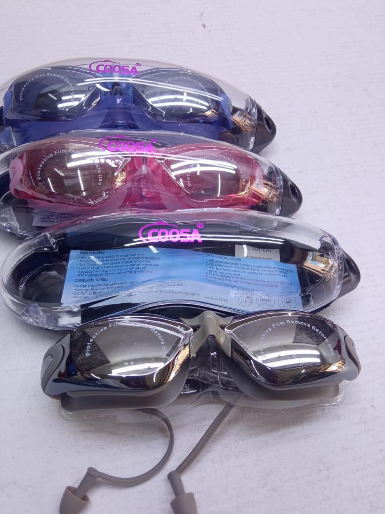 Anti-fog swimming goggles for adults and teens.  Lens with Anti-fog coating for crystal clear vision✅ Soft, flexible frame and gasket for maximum comfort✅ Polycarbonate lenses endure even t
