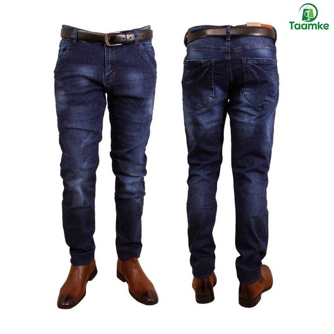 Fashion Jeans Comfortable Slim Fit Casual & Formal -blue