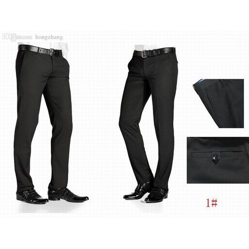 Fashion Official Trouser Pant -Black-Slim Fit Office Wear Men