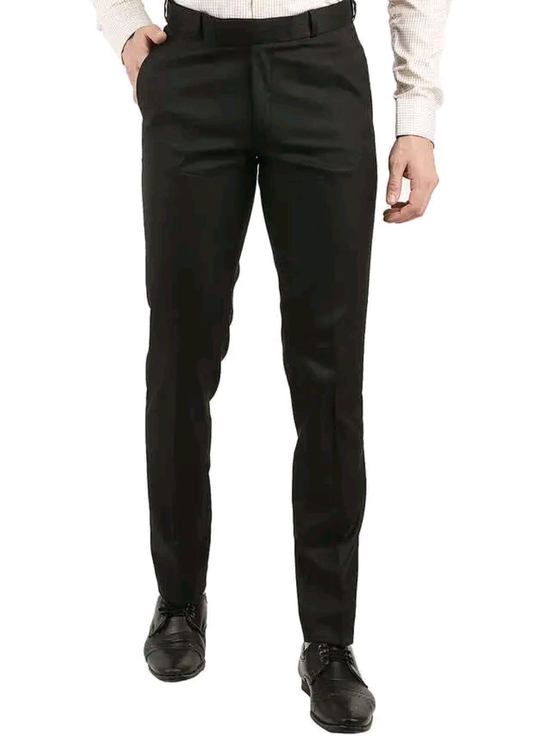 Fashion Official Trouser Pant -Black-Slim Fit Office Wear Men