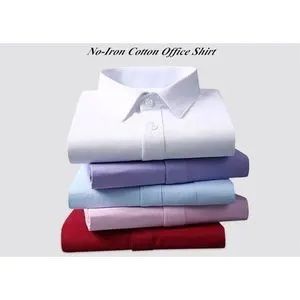 Fashionable 5-Piece Set of Men's Pure Cotton Long-Sleeve Button-Up Regular Fit Shirts – Versatile for Official and Casual Wear