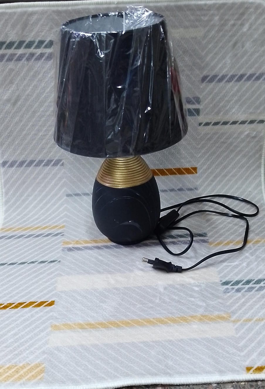 Bedside Lamps for Nightstand for Living Room with Fabric Shade,
