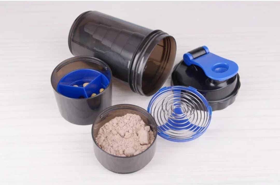 500ml spider bottle cocktail or protein shaker now available in black