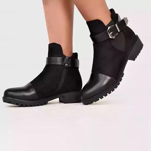 Fashion Ladies Casual Boots-Black