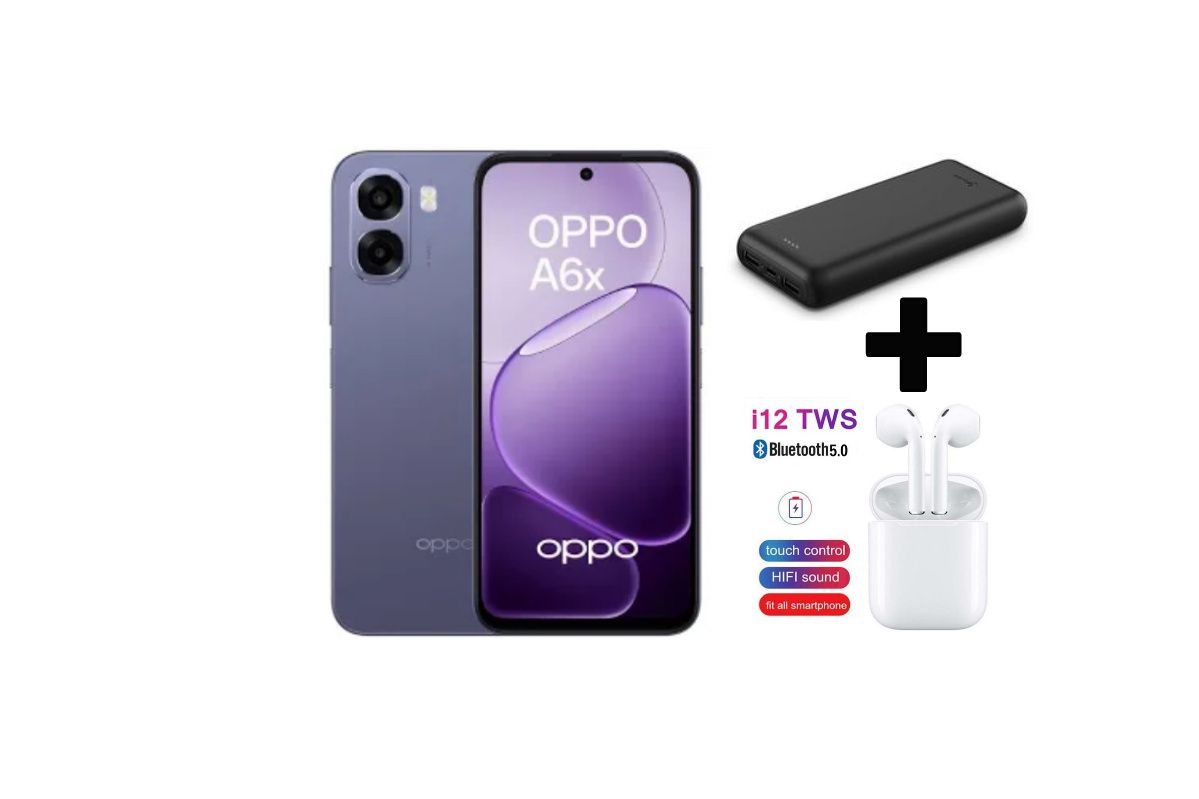 Oppo A6x,6.75"Inch LCD DISPLAY 4GB+64GB STORAGE, Snapdragon® 685 4G,120Hz, 6500mAh+FREE GIFTS