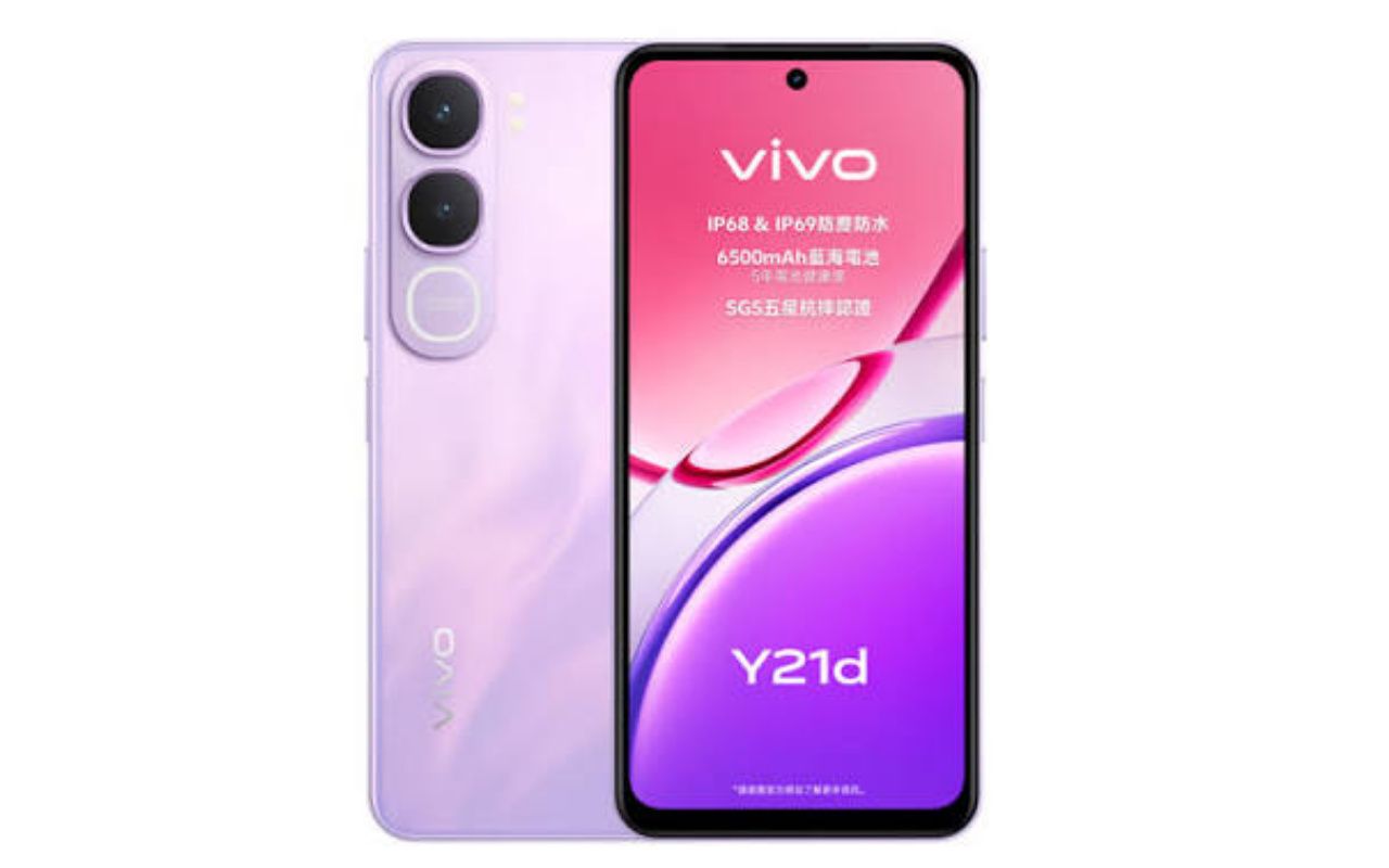 Vivo Y21d 6.68" screen display 6GB RAM + 128GB ROM 50MP MAIN CAMERA,,6500mAh battery capacity with 45W wired Charging,,90Hz refresh rate