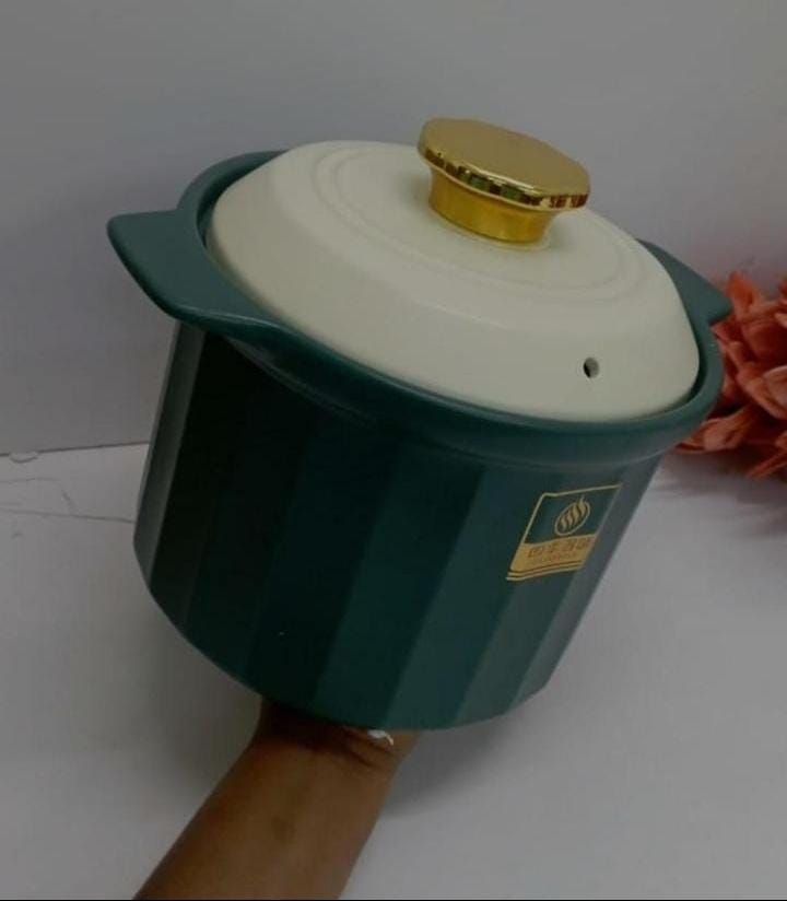 [HOT DEALS !!! ] 1 pc classy kitchen Ceramic casserole cooking pot with lid