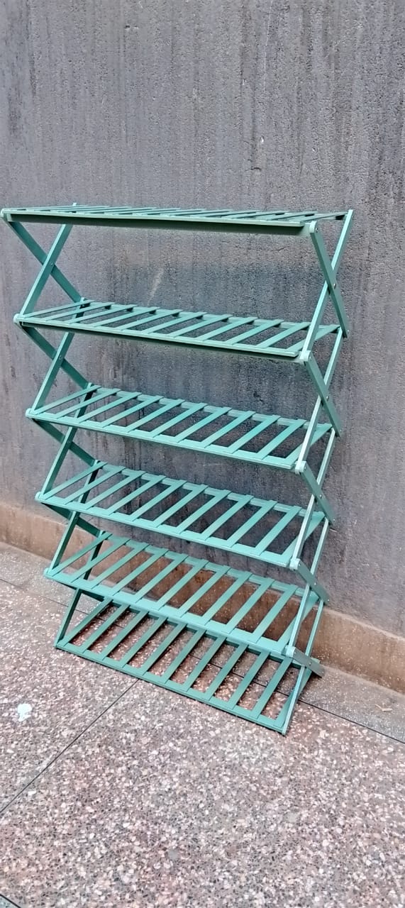 [ MAKES IT EASY AND SAVES COSTS 🤩🤩✨ !!! ] Single 6 Layer Brand New Very High Quality 🔺Strong and durable@ affordable price Home multifunctional foldable Bamboo shoerack