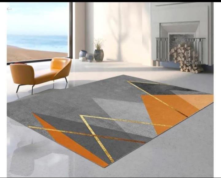 [🔥KILIMALL AMAZING OFFERS🤩🤩✨...DON'T MISS OUT !!! ] 1 Pc Size 7X10 ft Classy Brand New Very High Quality Stylish and Luxurious HD Carpets with Rubber.Desiring To Serve The Best Experience