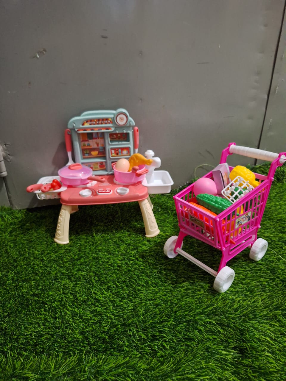 [🔥 LIMITED OFFER JUST FOR YOU🔥 🥑🌽 !!! ] 52 Pc Classy Brand New Very High Quality Stylish and Luxurious Kitchen Set For Kids at Affordable Price .Designed With Durability and Functionality