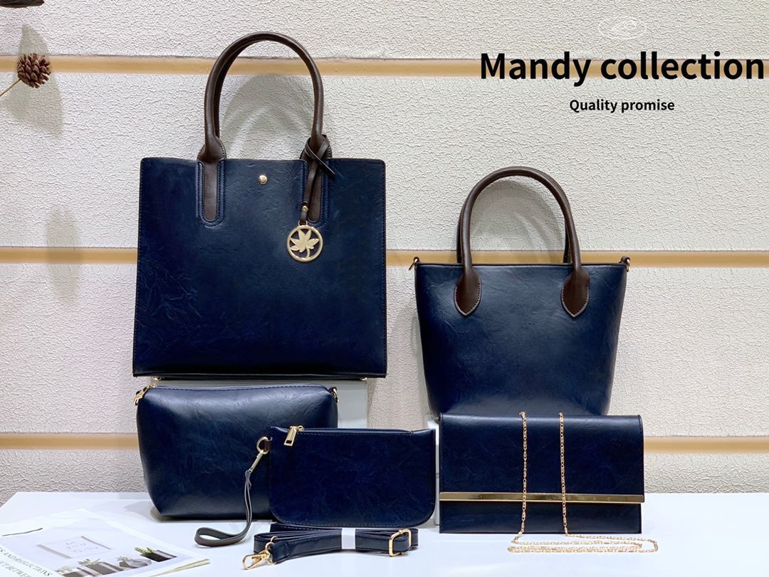 [🔥SPECIAL HOT DEALS 🔥 🥑🌽ONLY AT KILIMALL !!! ]  5 IN 1 New Arrival High Quality Stylish and Luxurious Comfortable Ladies Handbag ..Designed With Durability and Functionality ✔👌