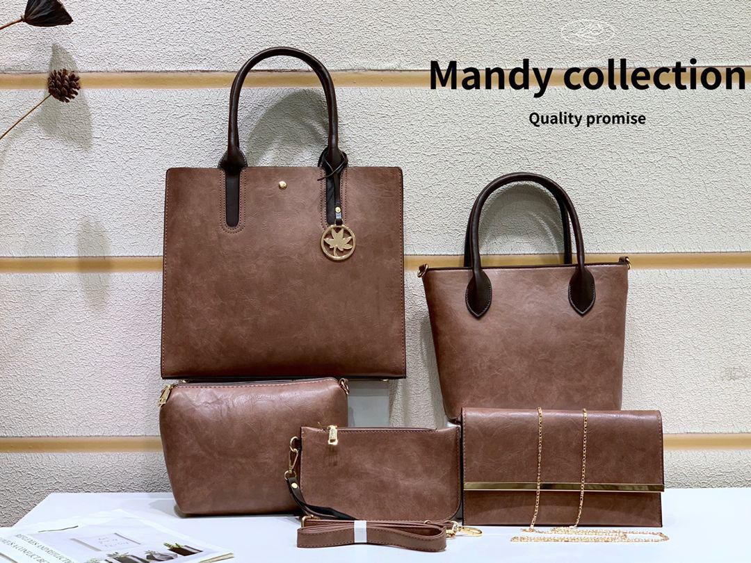 [🔥SPECIAL HOT DEALS 🔥 🥑🌽ONLY AT KILIMALL !!! ]  5 IN 1 New Arrival High Quality Stylish and Luxurious Comfortable Ladies Handbag ..Designed With Durability and Functionality ✔👌