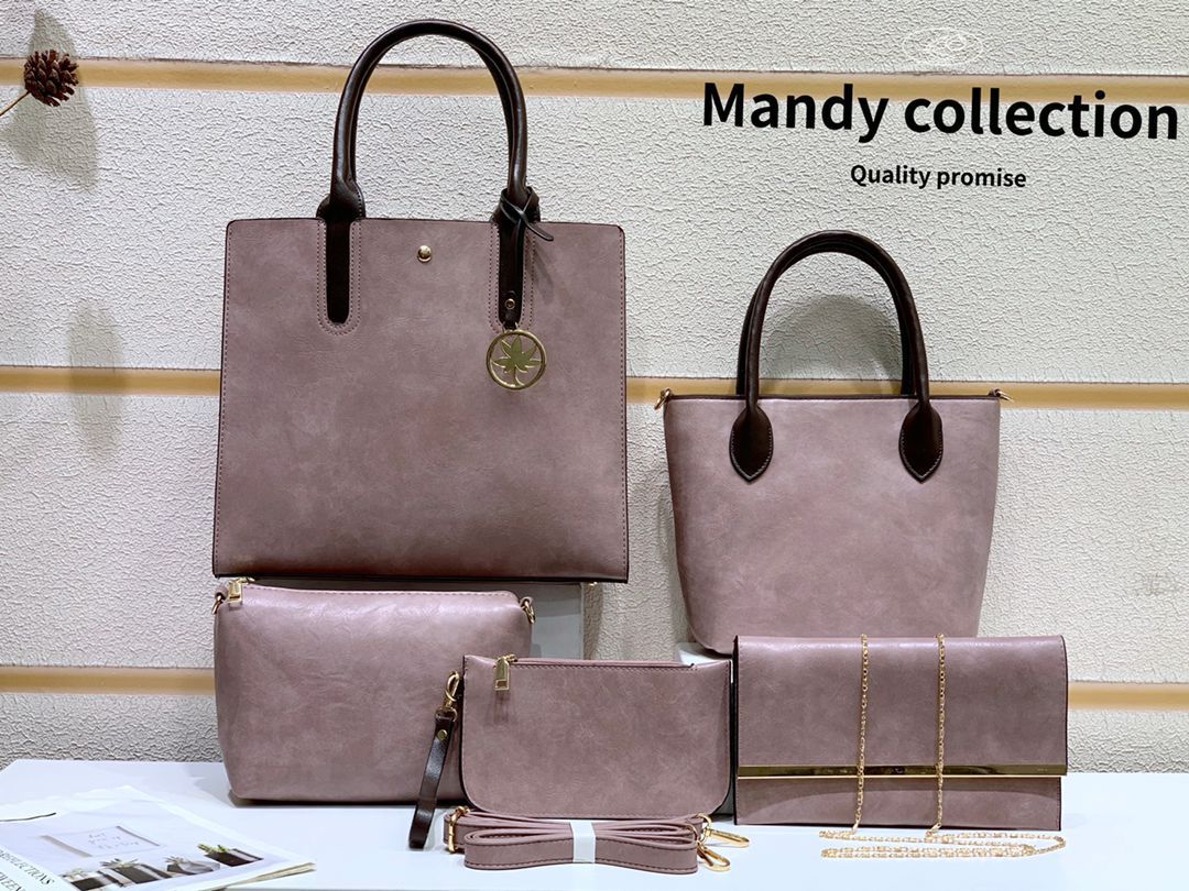 [🔥SPECIAL HOT DEALS 🔥 🥑🌽ONLY AT KILIMALL !!! ]  5 IN 1 New Arrival High Quality Stylish and Luxurious Comfortable Ladies Handbag ..Designed With Durability and Functionality ✔👌