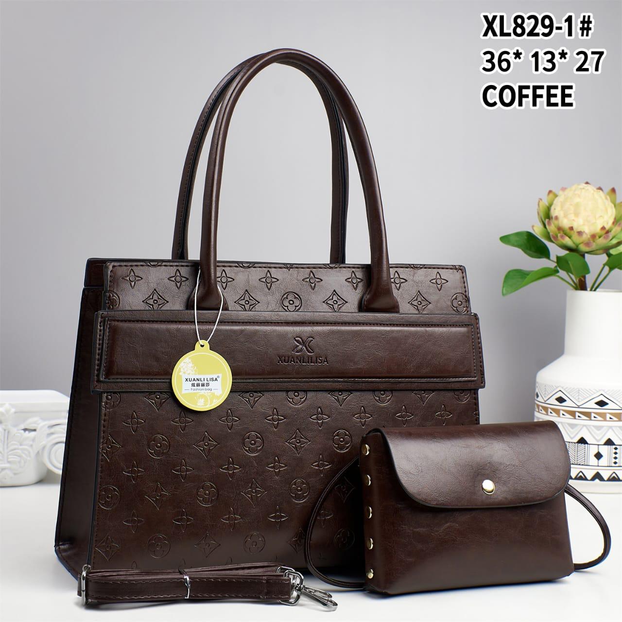 [ CLASSY NEW ARRIVALS 🤩🤩✨...DON'T MISS OUT !!! ] 2 IN 1 Brand New Classy Very High Quality Stylish and Luxurious Fashionable Elegant Ladies Handbag at an Exclusive and Enticing Offer✨👌