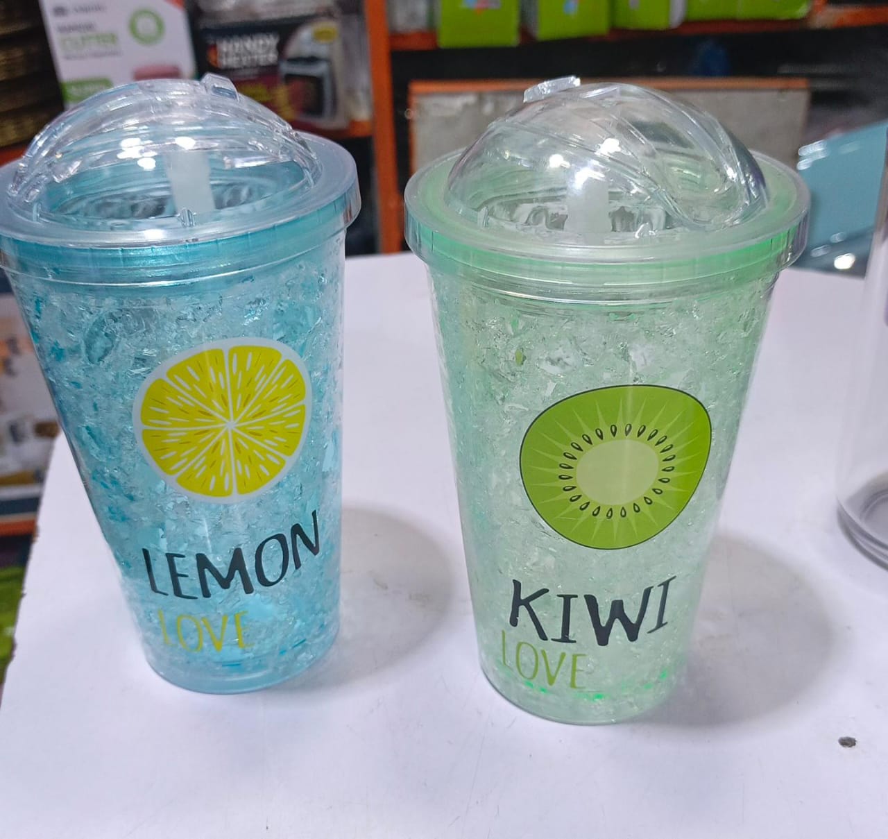 🧨 CLEARANCE OFFER 🧨 – 1 Set Reusable Smoothie Cups With Lids & Straws | Durable BPA-Free Juice Tumblers For Home, Travel & Gym Use