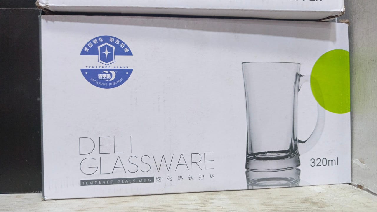 🔥 BEST DEAL OFFER 🔥 – 1Pc Clear Glass Drinking Cup High Quality Durable Transparent Tumbler For Juice, Water, Coffee & Home Use