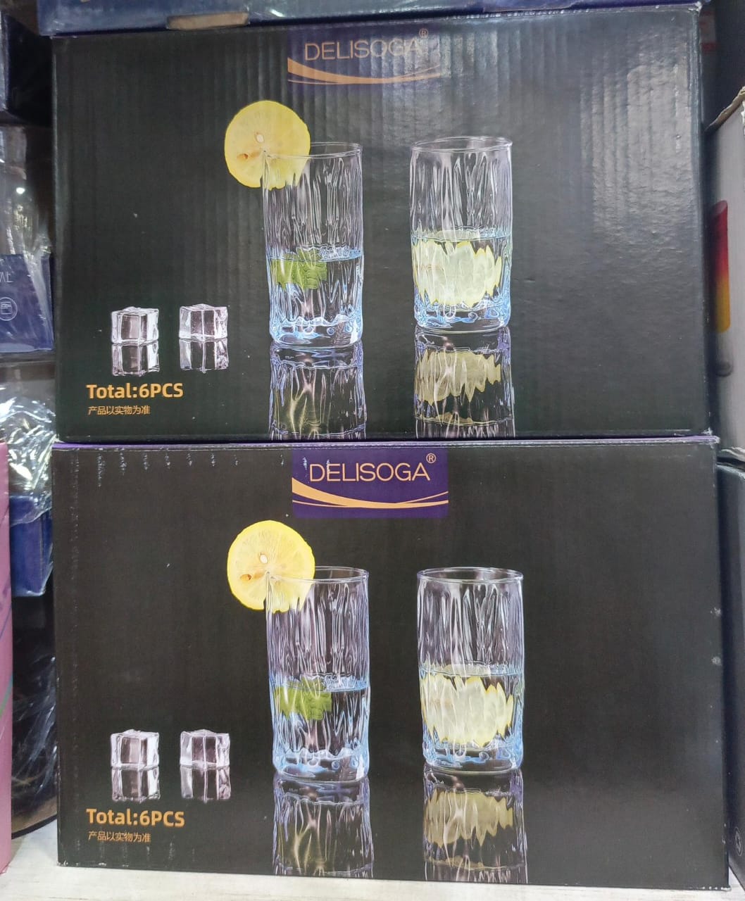 💰 LOW PRICE OFFER 💰 – 6PCS High Quality Clear Drinking Glasses Set Durable Transparent Cups For Juice, Water, Tea & Home Use