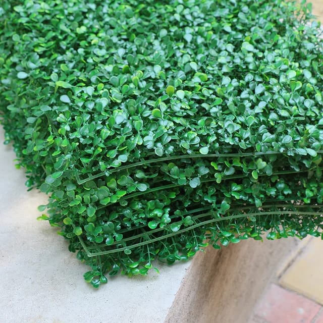 Hedge Panels 40 cm x 60cm  Artificial Boxwood Panels Topiary Hedge Plant, Privacy Hedge Screen Sun Protected Suitable for Outdoor, Indoor, Garden, Fence, Backyard and Decor