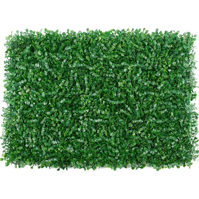 Hedge Panels 40 cm x 60cm  Artificial Boxwood Panels Topiary Hedge Plant, Privacy Hedge Screen Sun Protected Suitable for Outdoor, Indoor, Garden, Fence, Backyard and Decor