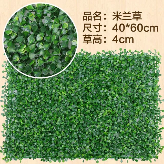 Hedge Panels 40 cm x 60cm  Artificial Boxwood Panels Topiary Hedge Plant, Privacy Hedge Screen Sun Protected Suitable for Outdoor, Indoor, Garden, Fence, Backyard and Decor