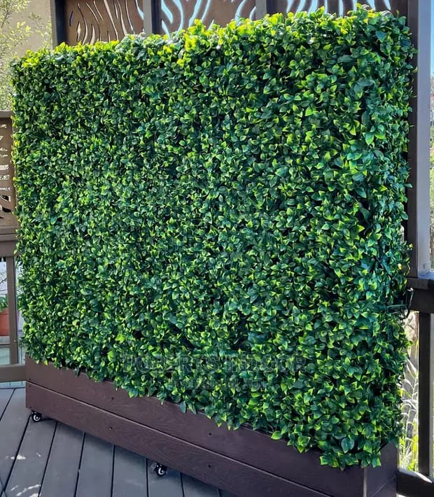 Hedge Panels 40 cm x 60cm  Artificial Boxwood Panels Topiary Hedge Plant, Privacy Hedge Screen Sun Protected Suitable for Outdoor, Indoor, Garden, Fence, Backyard and Decor