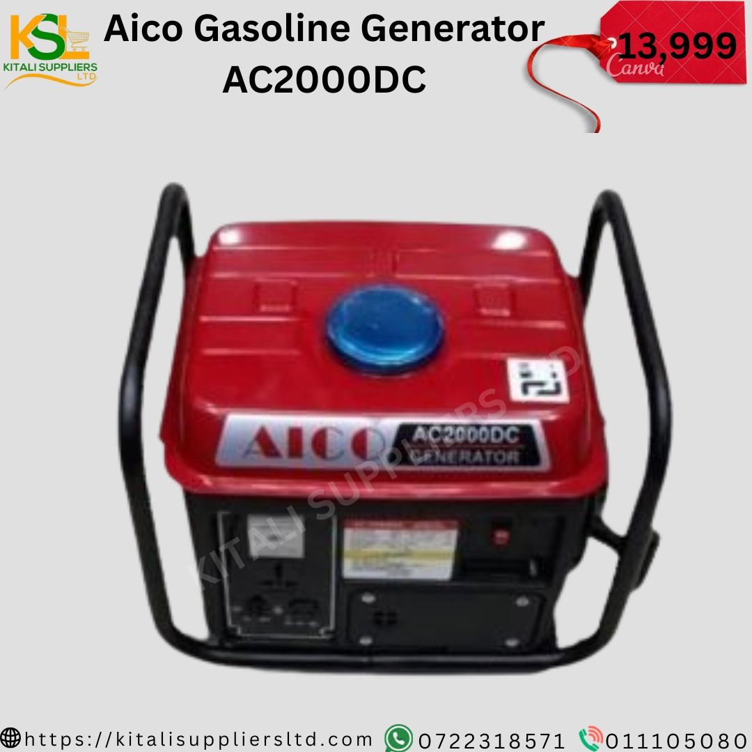 AICO 750W Petrol Generator – Compact & Reliable Power Solution
