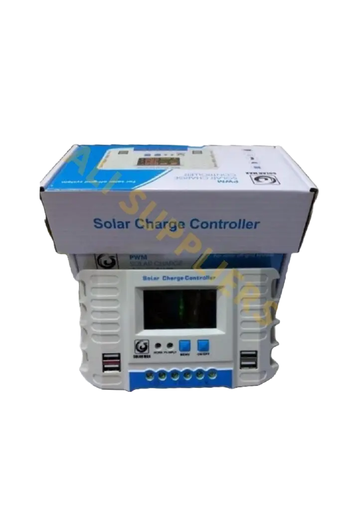 50A Solarmax PWM Solar Charge Controller with Dual USB – LCD Display & Auto 12V/24V Detection - Keep your solar system safe and efficient with the 50A Solarmax PWM Charge Controller.
