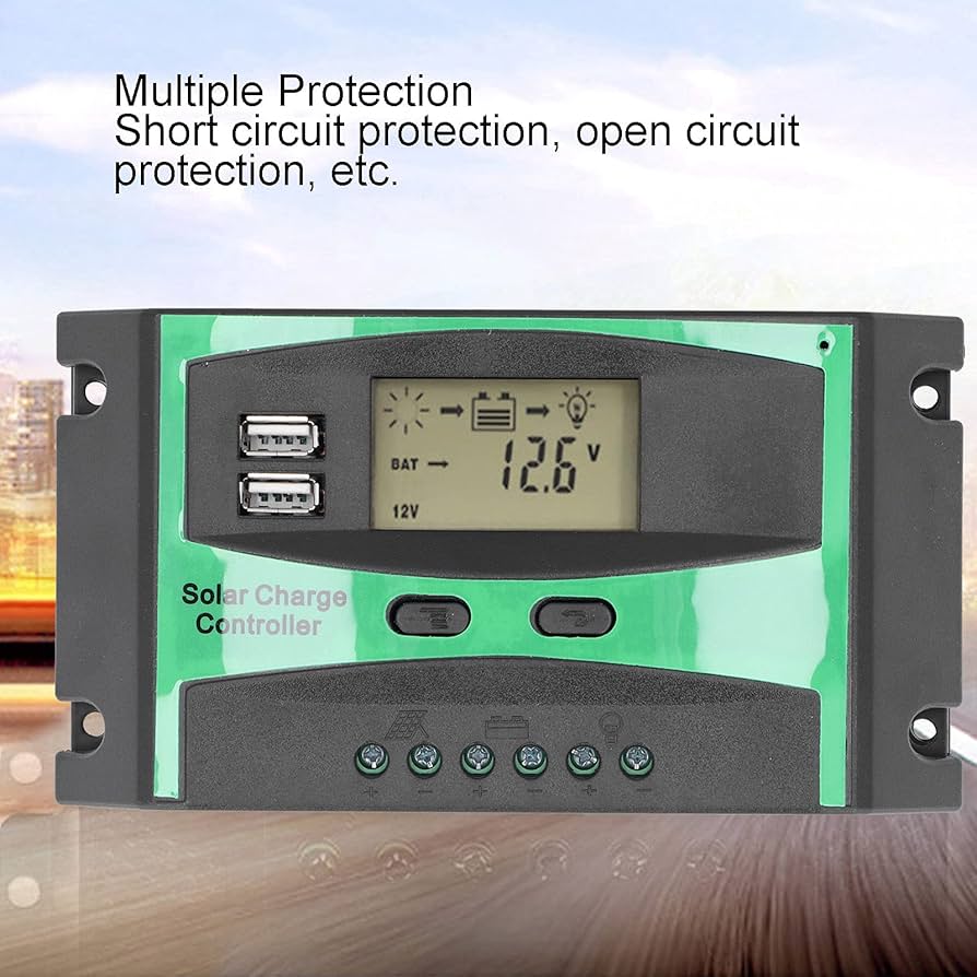 Solarmax 10A Solar Charge Controller – Compact PWM Regulator for 12V/24V Solar Systems
