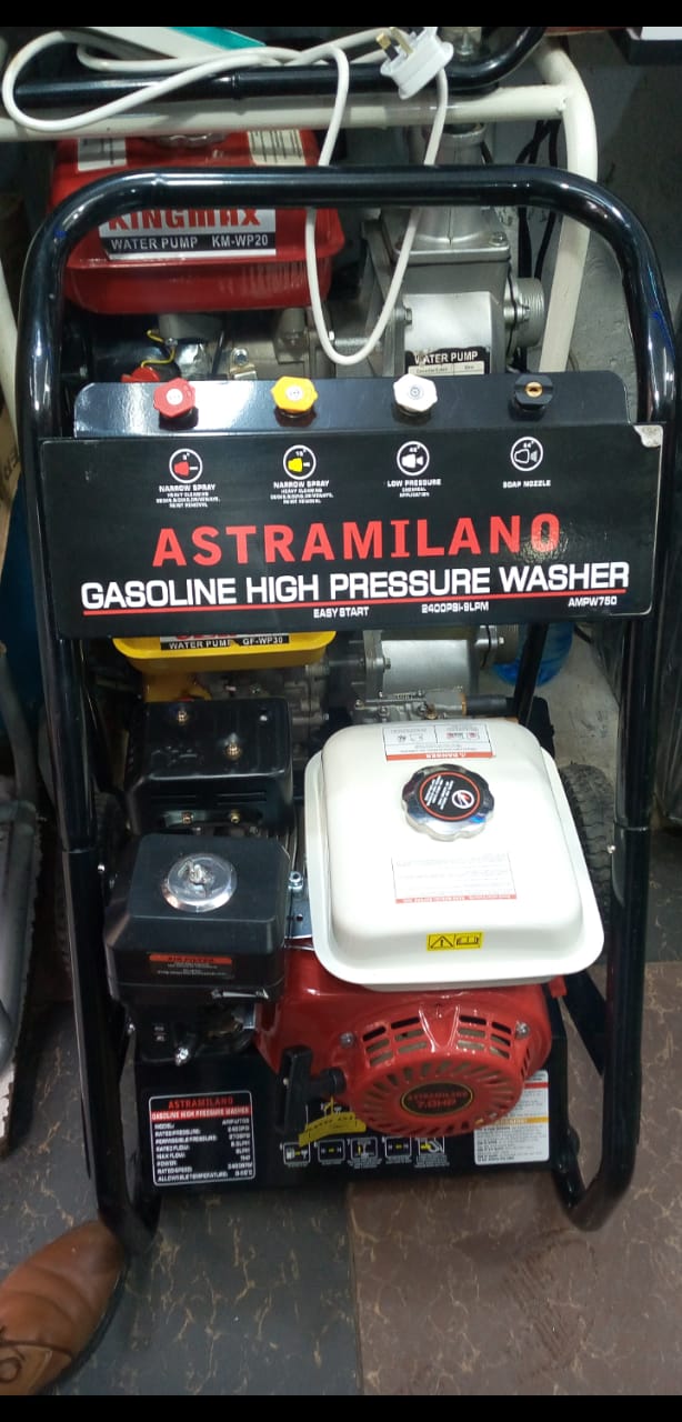 Astramilano High-Pressure Car Wash Machine – Portable Electric Power Washer for Cars, Bikes & Home Cleaning