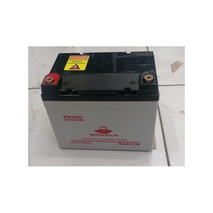 Wenda 33Ah Solar Gel Battery – Maintenance-Free Deep Cycle Battery for Solar Systems