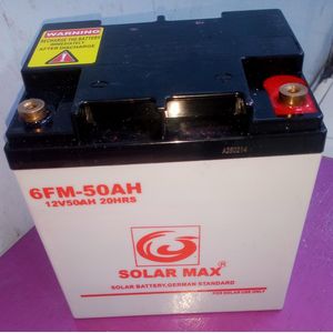 Solarmax 50Ah Solar Gel Battery – Maintenance-Free Deep Cycle Battery for Solar Systems