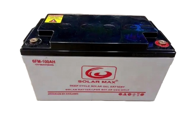 Solarmax 100Ah Midkit – Maintenance-Free Gel Solar Battery + 300W Inverter + FREE 3 LED Bulbs