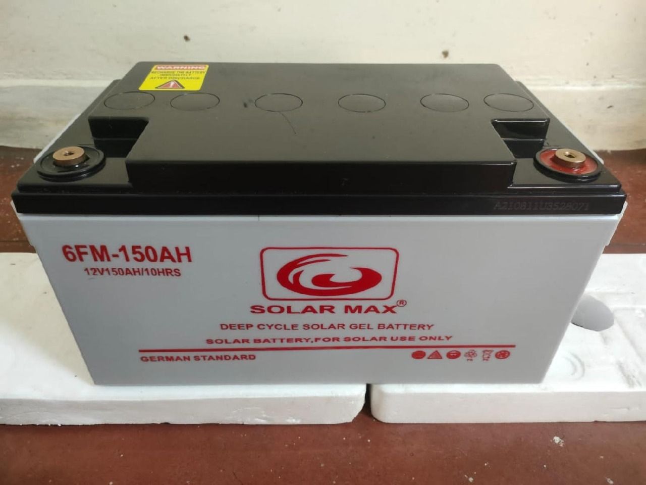 Solarmax 150Ah/10hr Gel Solar Battery – Maintenance-Free Dry Cell Long-Term Power Storage