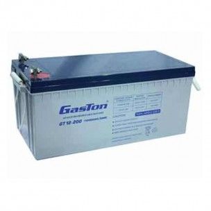 Gaston 200Ah/20hr Solar Battery Midkit + 1000W Inverter + 3 LED Bulbs – Maintenance Free Gel Dry Cell