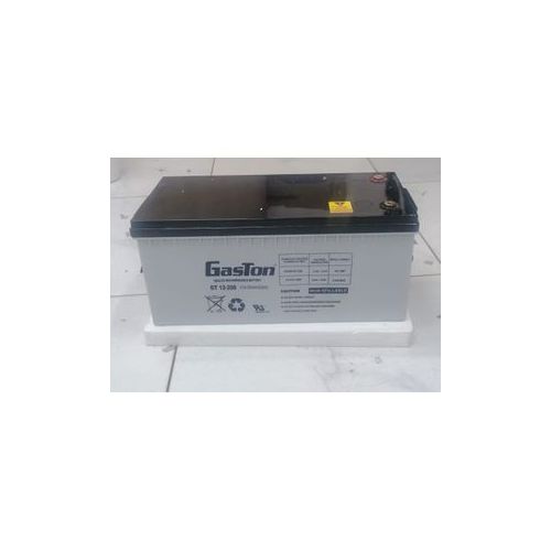 Gaston 200Ah/20hr Solar Battery Midkit + 1000W Inverter + 3 LED Bulbs – Maintenance Free Gel Dry Cell