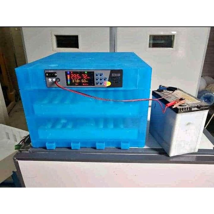 AC/DC 128 Eggs Incubator – Large Capacity Dual Power Egg Hatcher can Use Electricity, Solar Or Battery, With Fridge Guard