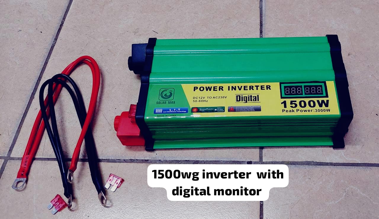 Solarmax 1500W Power Inverter with 30A Solar Charge Controller + FREE 3 LED Bulbs – Complete Solar Power Solution