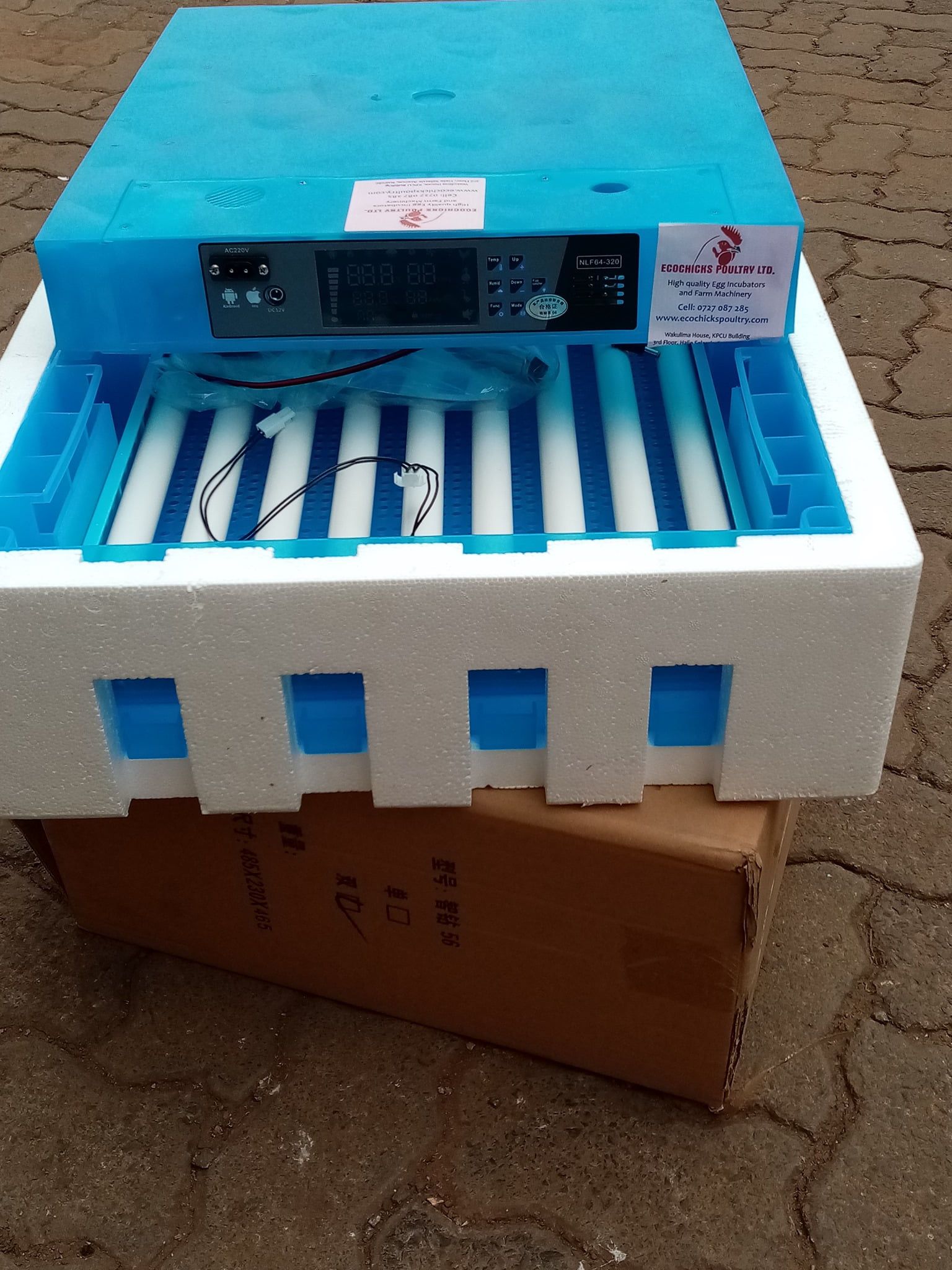 64-Egg Solar Digital Incubator – 120W Automatic Turning & Temperature Control, Solar Incubator, Solar Egg Hatcher, Automatic Poultry Incubator