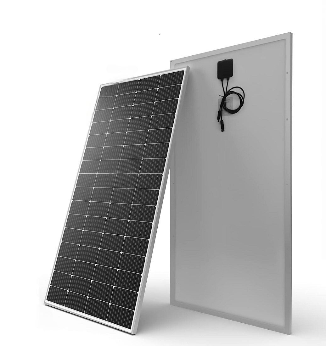 Solarmax 200W Monocrystalline Solar Panel + 2 FREE LED Bulbs – Durable All-Weather Solar Panel for Home, Office & Outdoor Use