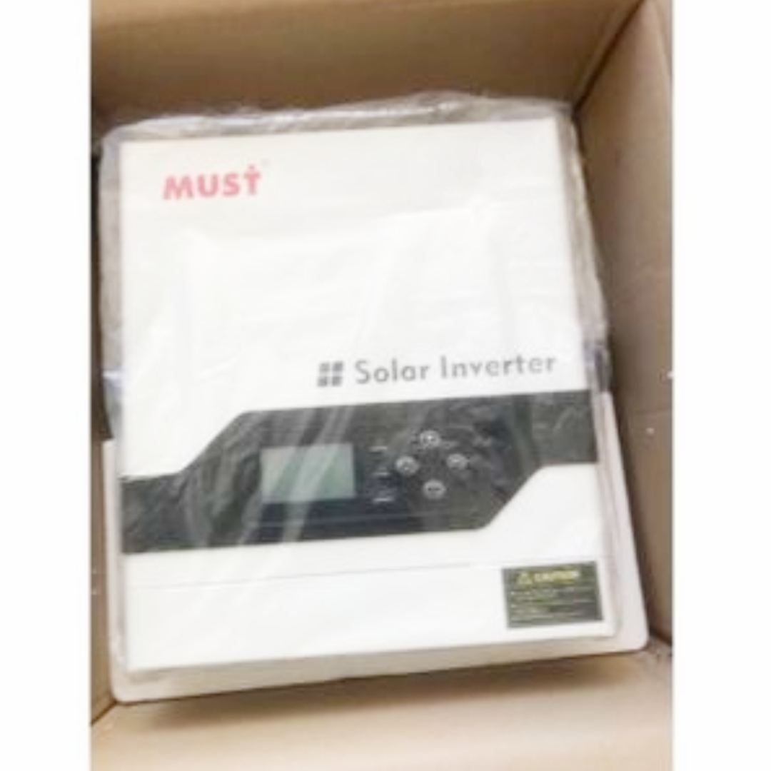 MUST 3kVA Hybrid Inverter 24V 60A – Pure Sine Wave Solar Inverter with MPPT Charger for Reliable Home & Office Power Backup