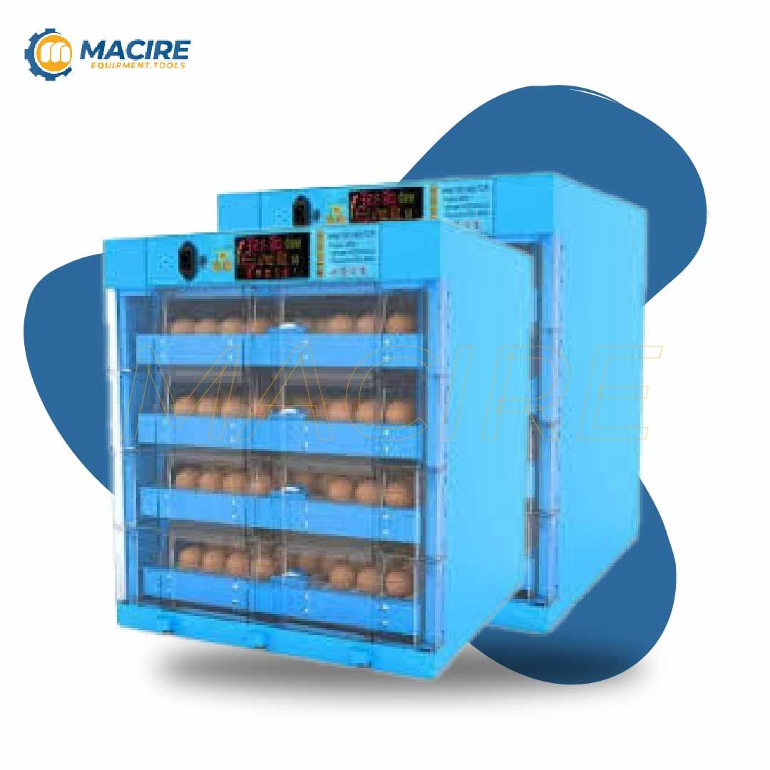 ER256 Automatic Digital Egg Incubator – 256 Eggs Capacity, 80W, AC/DC Powered with Roller Turning & a FREE Infrared Red Chicken Bulb