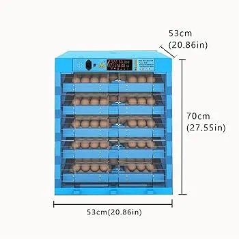 ER320 – 320-Egg Automatic Digital Incubator with Roller Turning, AC/DC Dual Power - ER320 320-Egg Automatic Digital Incubator – Dual Power AC/DC Roller Hatcher
