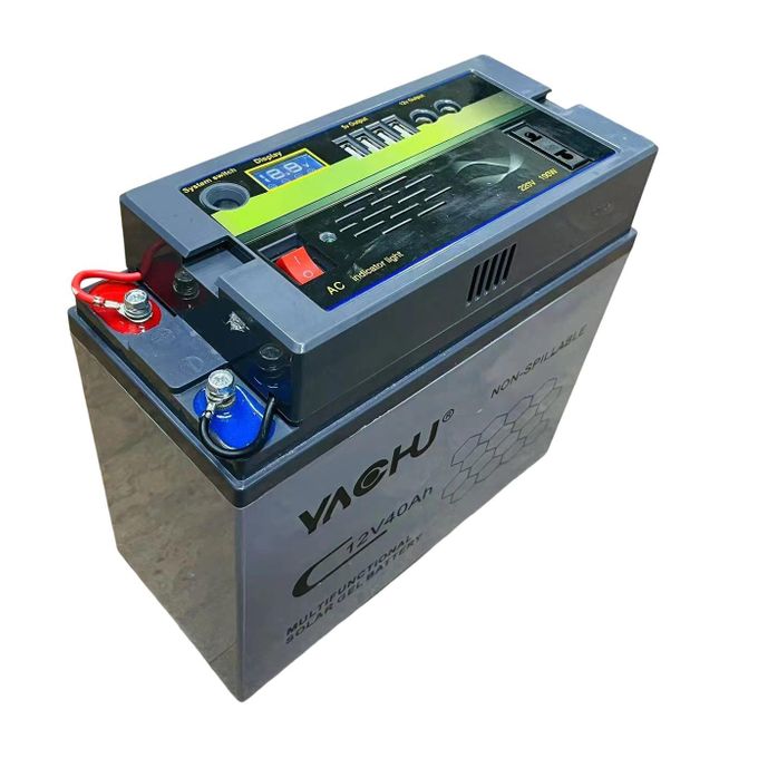Yachu 40Ah Rechargeable Battery Kit with AC Output, USB Ports, 6A Charger & LED Bulbs – Reliable Portable Power for Home, Business & Outdoor UsePower your world with the Yachu 40Ah Rechargeable Battry
